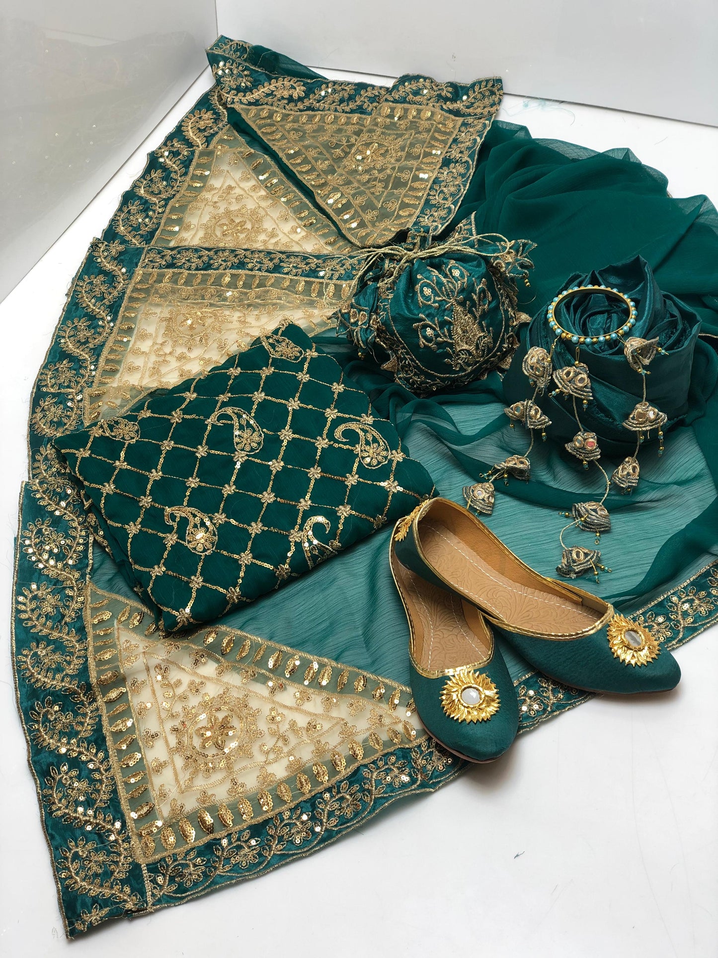 Multani New Dress Same Matching Fancy 6 PC Collection