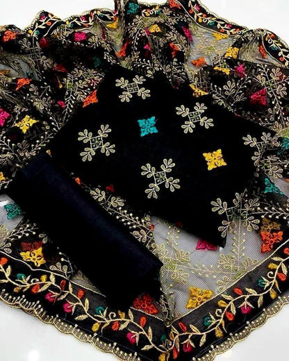 3pc Gul Ahmed Lawn Fully Embroided Dress