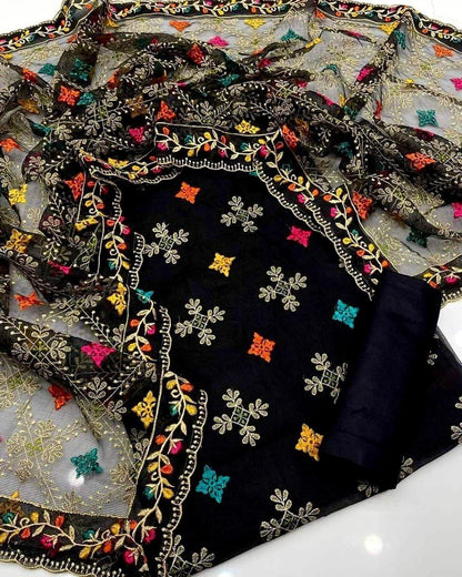 3pc Gul Ahmed Lawn Fully Embroided Dress