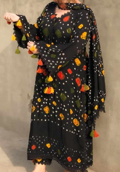 3pc Lawn Chunri Summer Dress