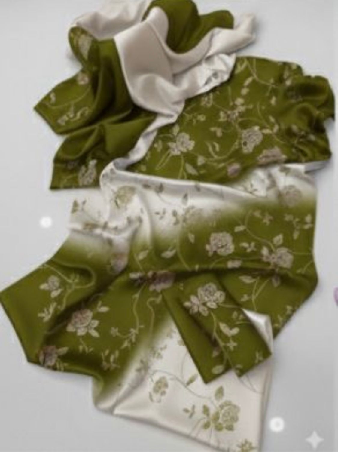 3PC Shamoze Silk Digital Print Dress (Dhani)