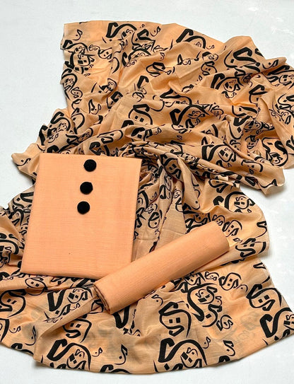 3pc Premium Lawn Summer Dress