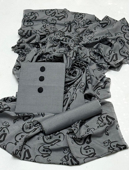 3pc Premium Lawn Summer Dress