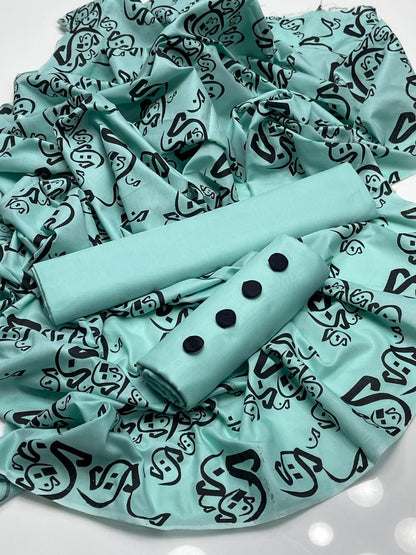 3pc Premium Lawn Summer Dress